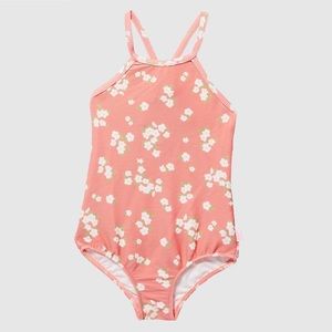 Seafolly Pink Daisy Duke Ribbed Tank 3 NWT